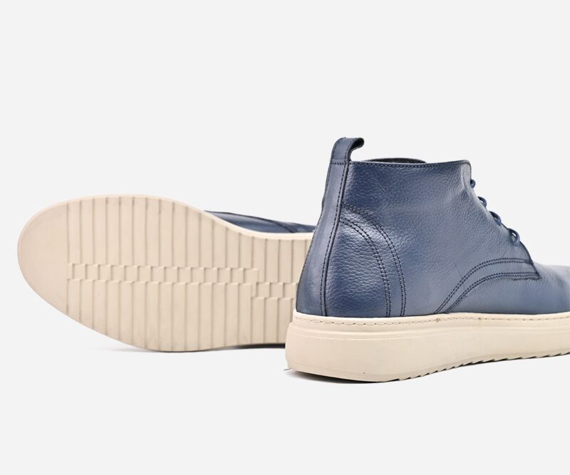 Chaussures mini Bottine cuir bleu – op20 - <strong>OPIYANE</strong> – Image 3