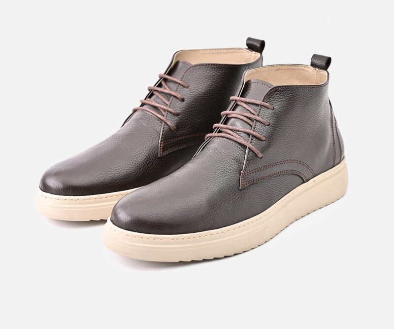 Chaussures mini Bottine cuir Marron – op20 - <strong>OPIYANE</strong> – Image 2