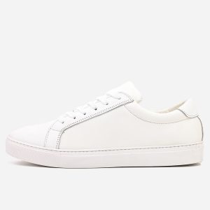 Basket simple En Cuir Blanc op67 Opiyane Specialise dans la vente des chaussures cuir Chaussures Homme En Cuire Maroc