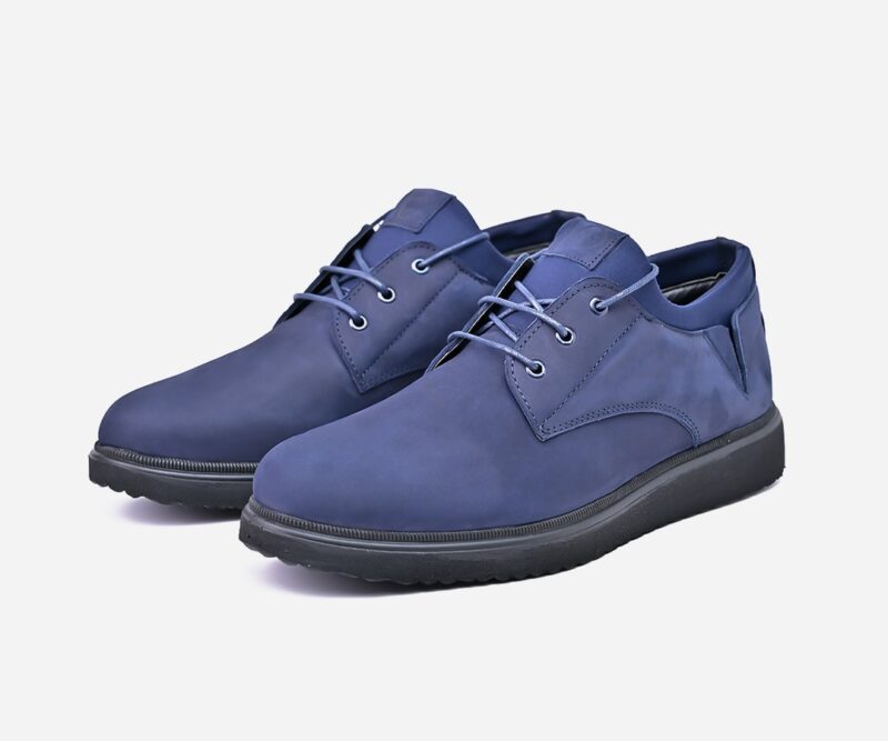 Chaussures en daim bleu – op71 – Image 3