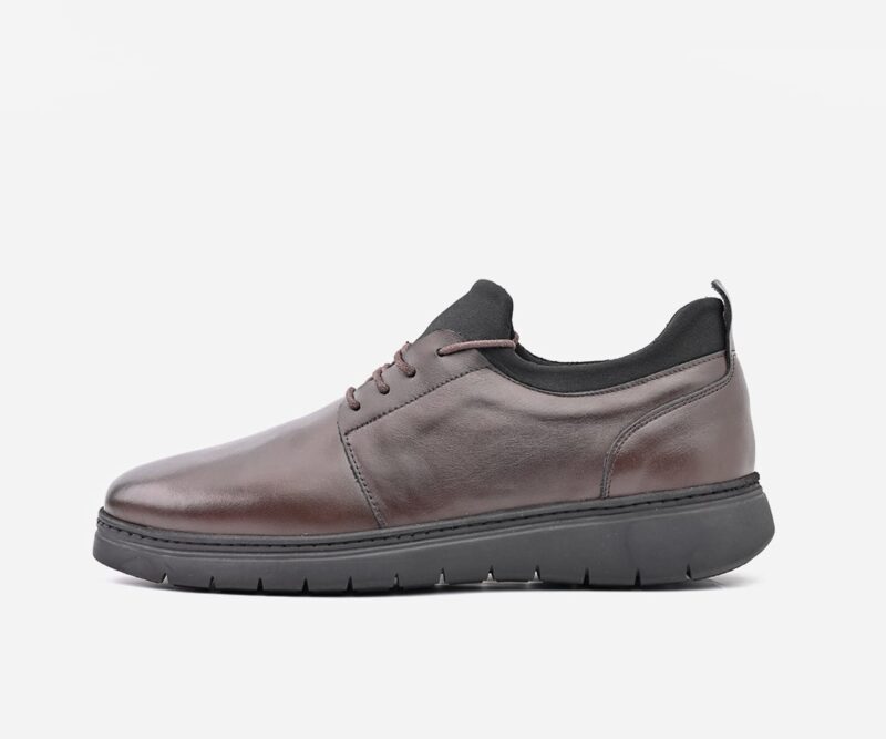 Chaussures de ville derbies Confort En Cuir Marron - op70