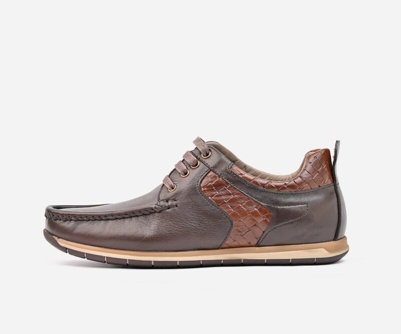 Mocassins hommes en cuir Marron - op51