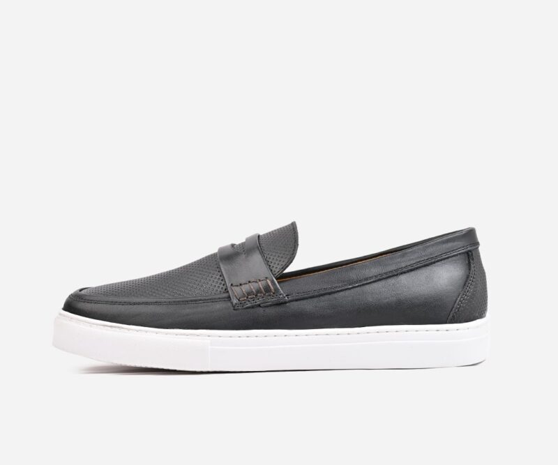 chaussures hommes en cuir noir - op74