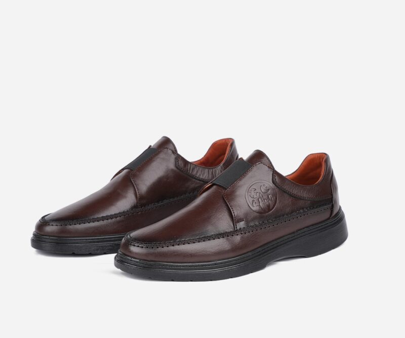 Chaussure homme médical Marron - op87 – Image 3