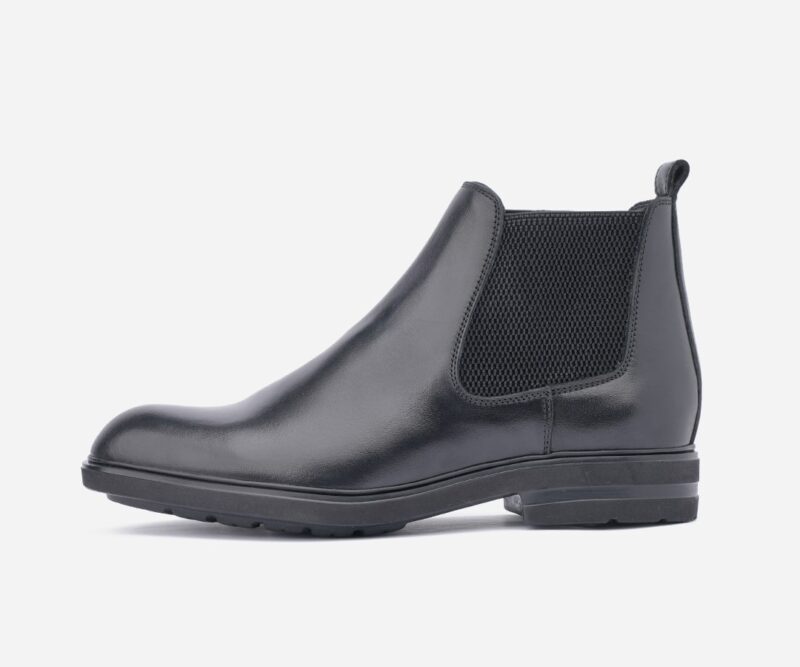 Boots Homme cuir noir haut gamme - op138 - <strong>OPIYANE</strong>