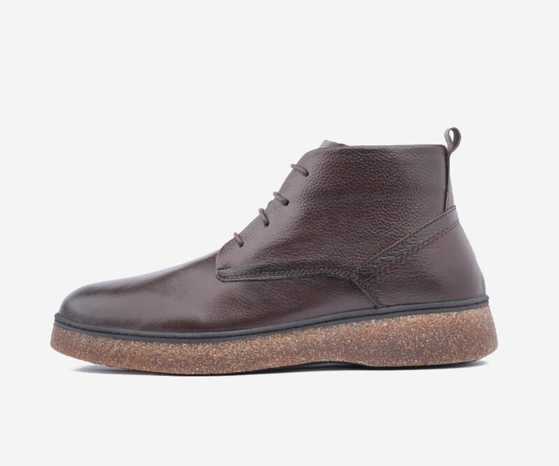 Bottine homme cuir grainé marron - op116 - <strong>OPIYANE</strong>