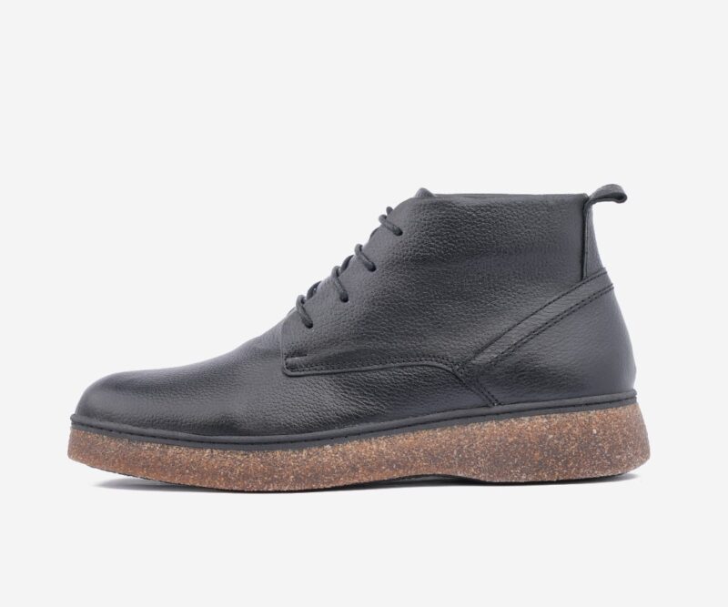 Bottine homme cuir grainé noir - op116 - <strong>OPIYANE</strong>