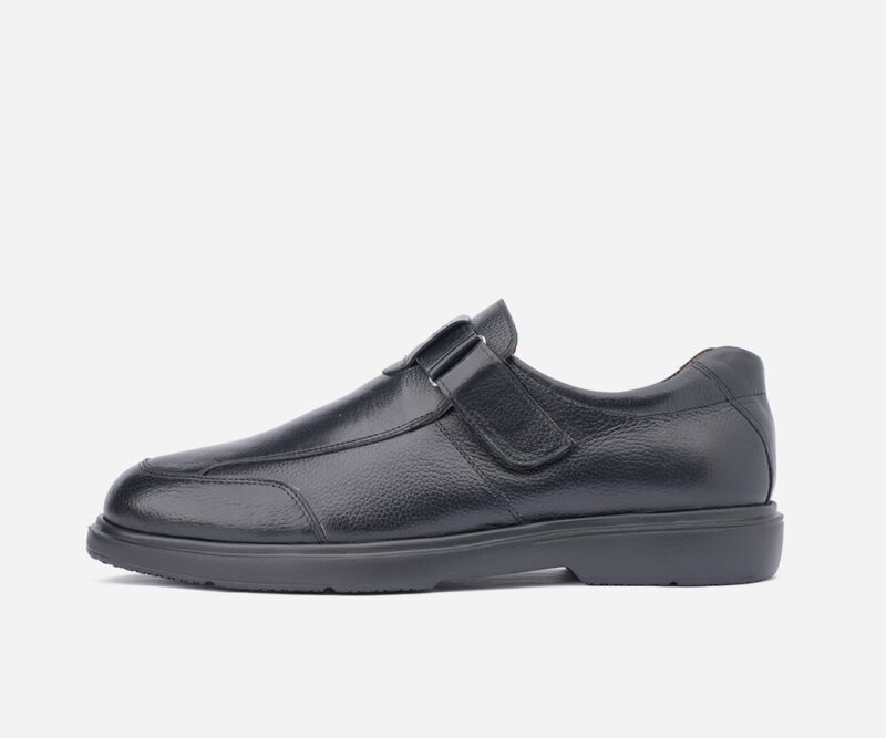 Chaussure de ville homme en cuir medical noir - op103