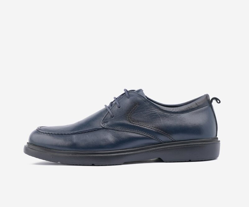 Chaussures homme en cuir tendance Bleu - op114