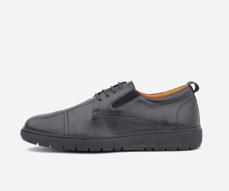 Chaussure homme en cuir noir - op120