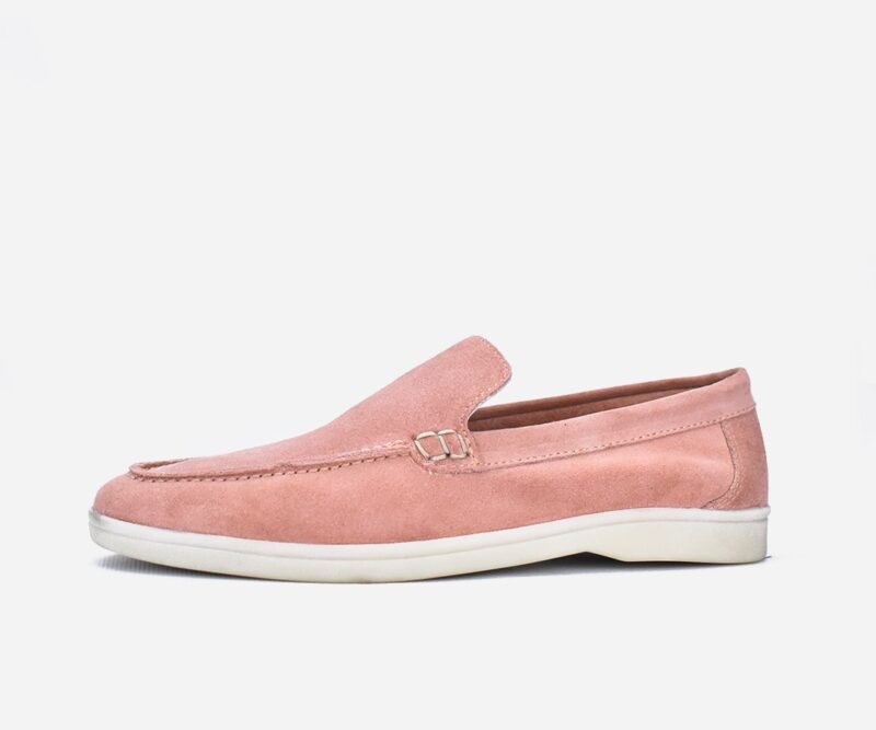 CHAUSSURE FEMME EN DAIM ROSE - OP230