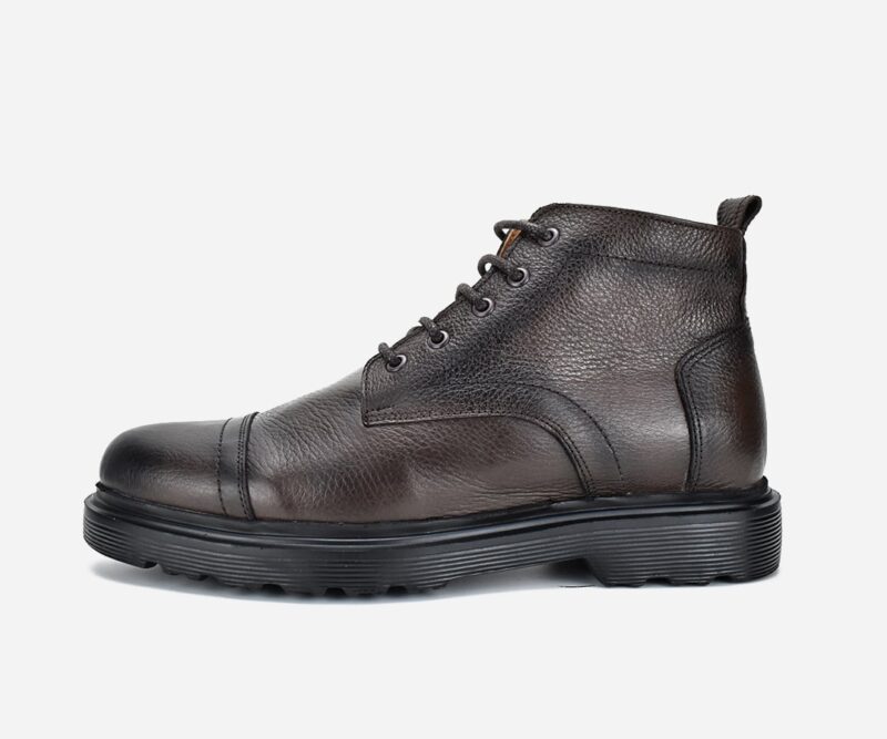 Boots Homme en cuir Marron  – op142 - <strong>OPIYANE</strong>