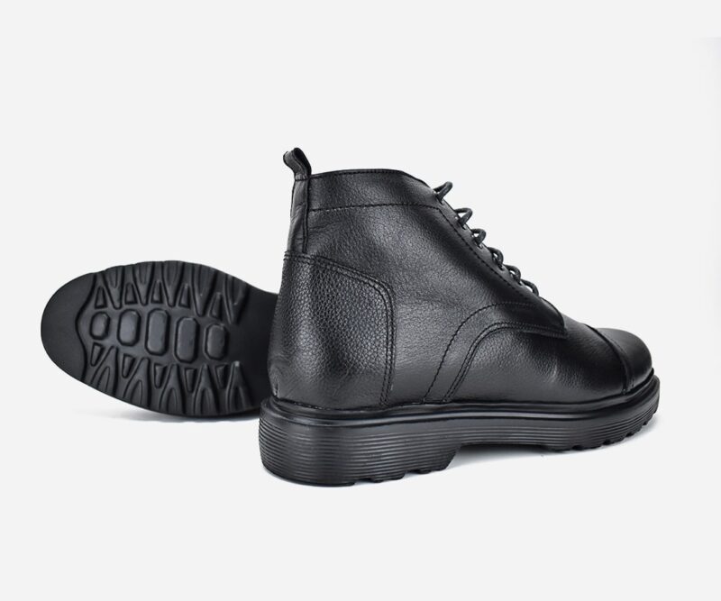 Boots Homme en cuir noir  – op142 - <strong>OPIYANE</strong> – Image 3