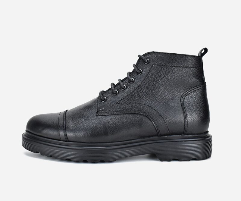 Boots Homme en cuir noir  – op142 - <strong>OPIYANE</strong>