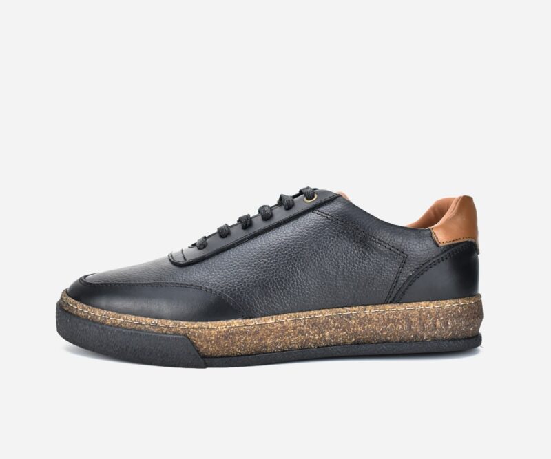 Espadrilles En cuir noir - op143 - <strong>OPIYANE</strong>